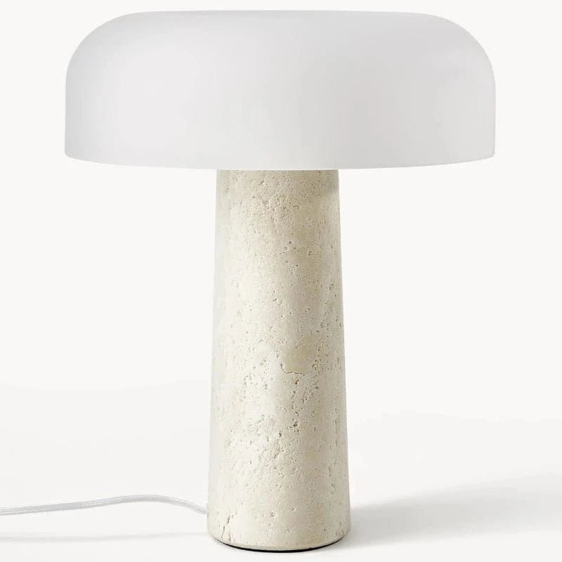 Modern Marble Mushroom Style Desk Lamp Norenza