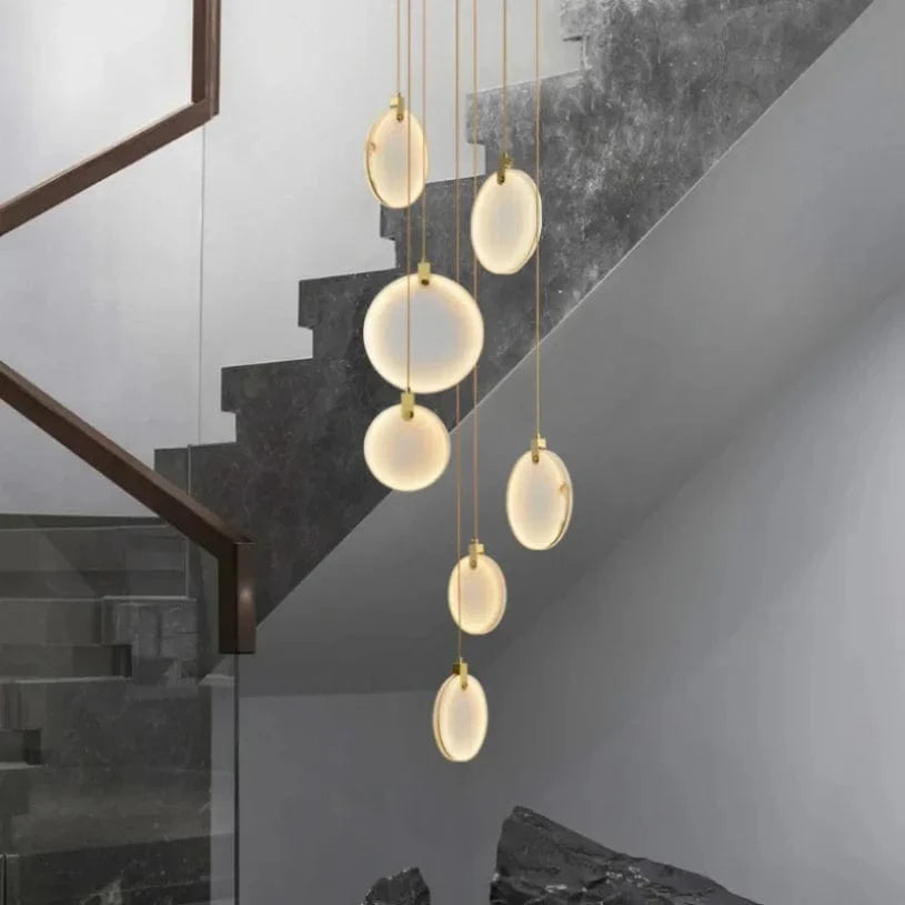 Modern Marble Pendant Light for Round Decor Norenza