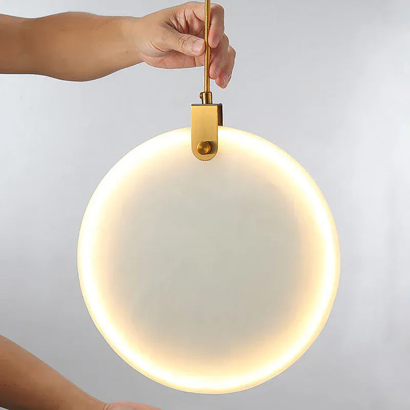 Modern Marble Pendant Light for Round Decor Norenza