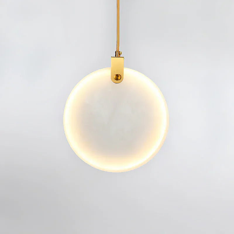 Modern Marble Pendant Light for Round Decor Norenza
