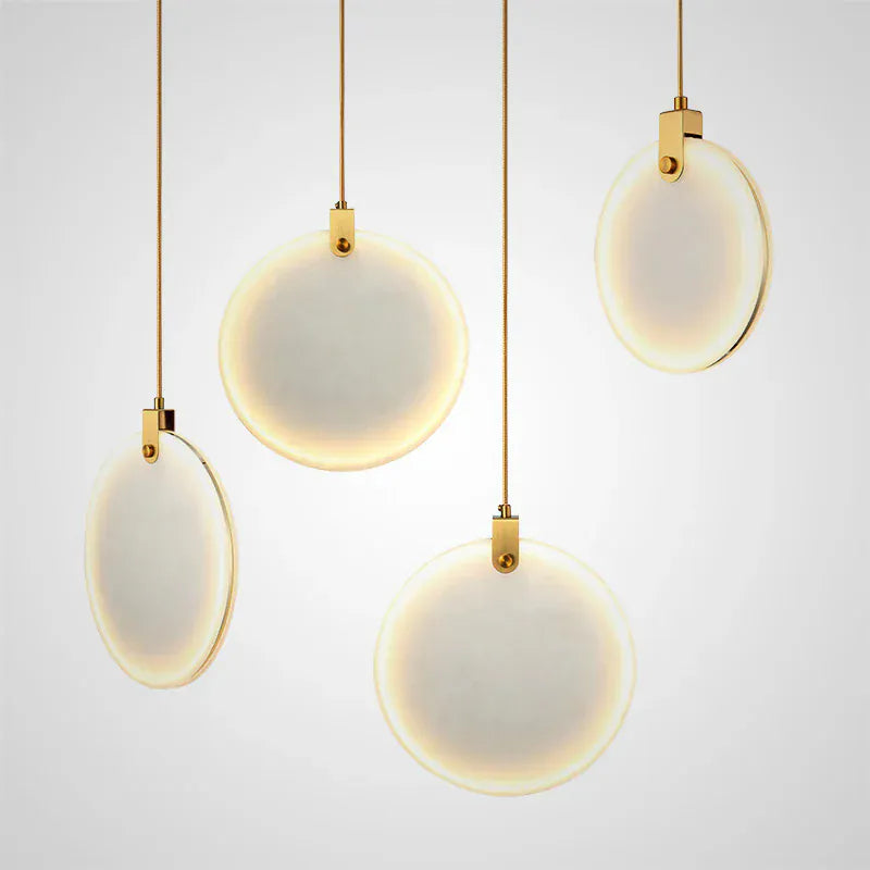 Modern Marble Pendant Light for Round Decor Norenza