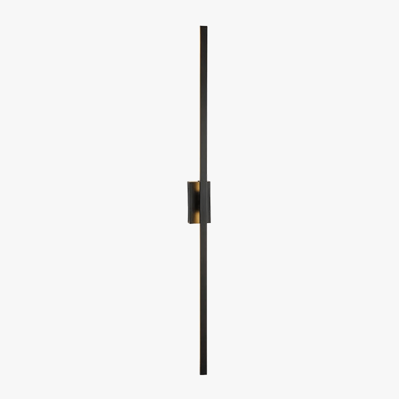 Modern Metal Tube Wall Sconce Black / 15.75 in (40 cm) Norenza