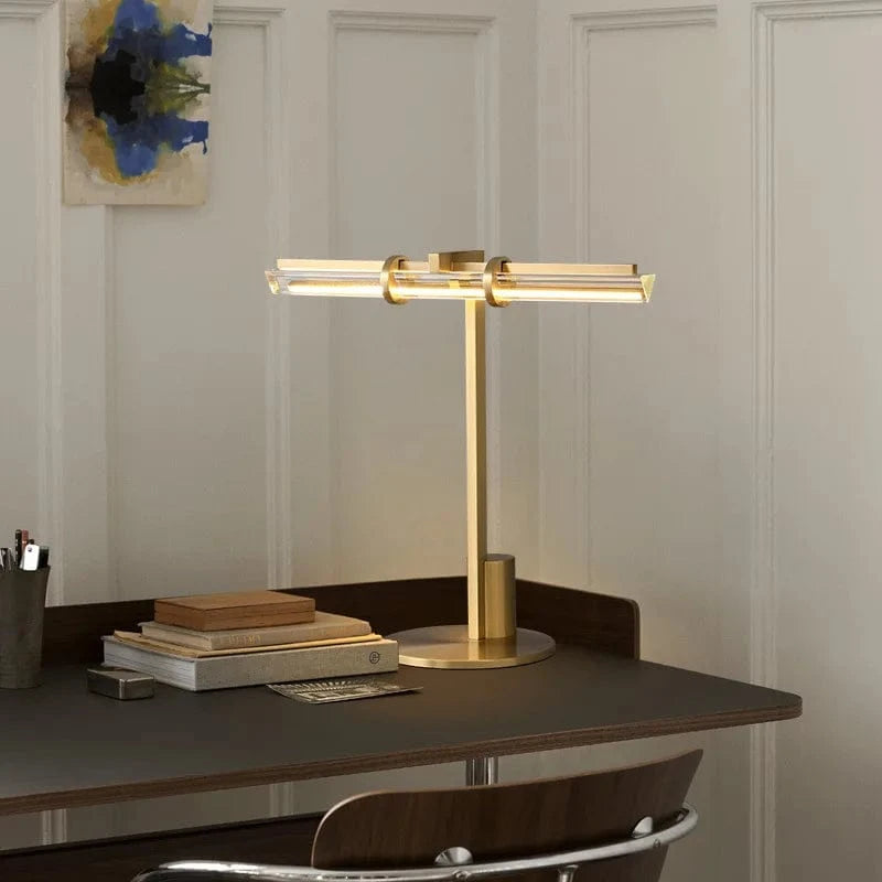 Modern Minimalist Crystal LED Desk Lamp for Reading & Work Norenza