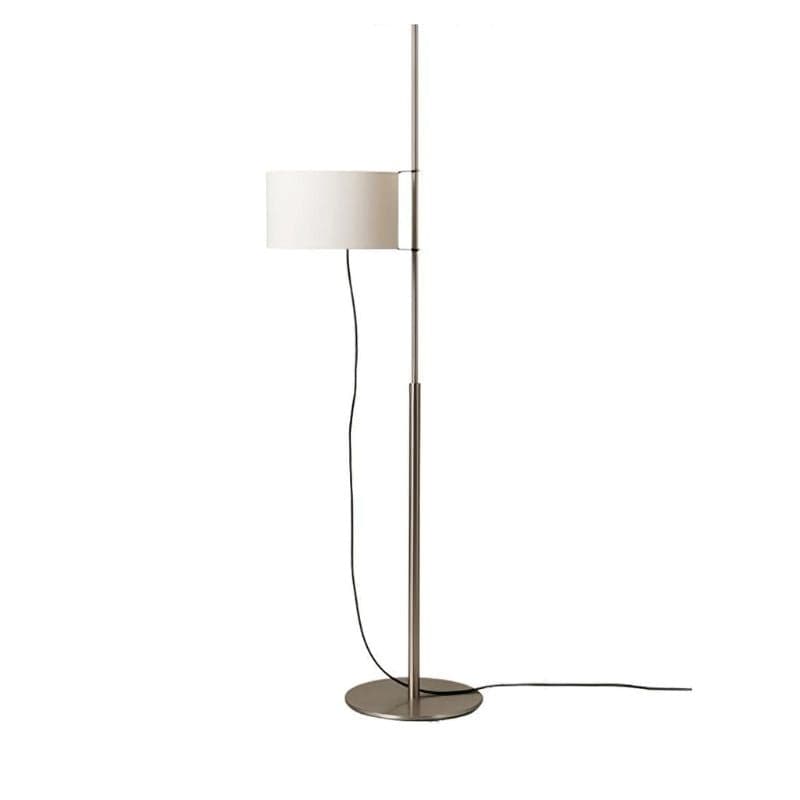 Modern Minimalist Floor Lamp with Retro Fabric Shade Norenza