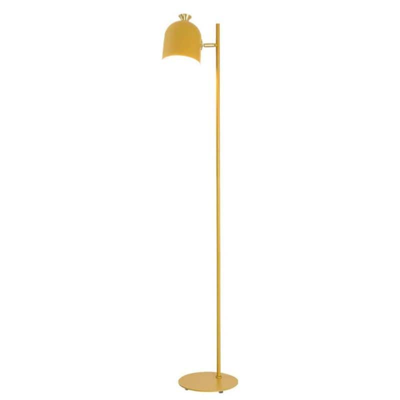 Modern Minimalist Iron Floor Lamp for Nordic Interior Decor Yellow Norenza