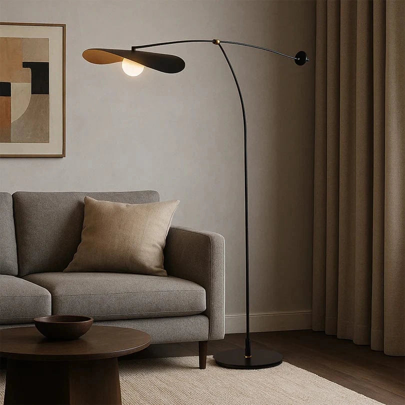 Modern Minimalist LED Fishing Floor Lamp Norenza