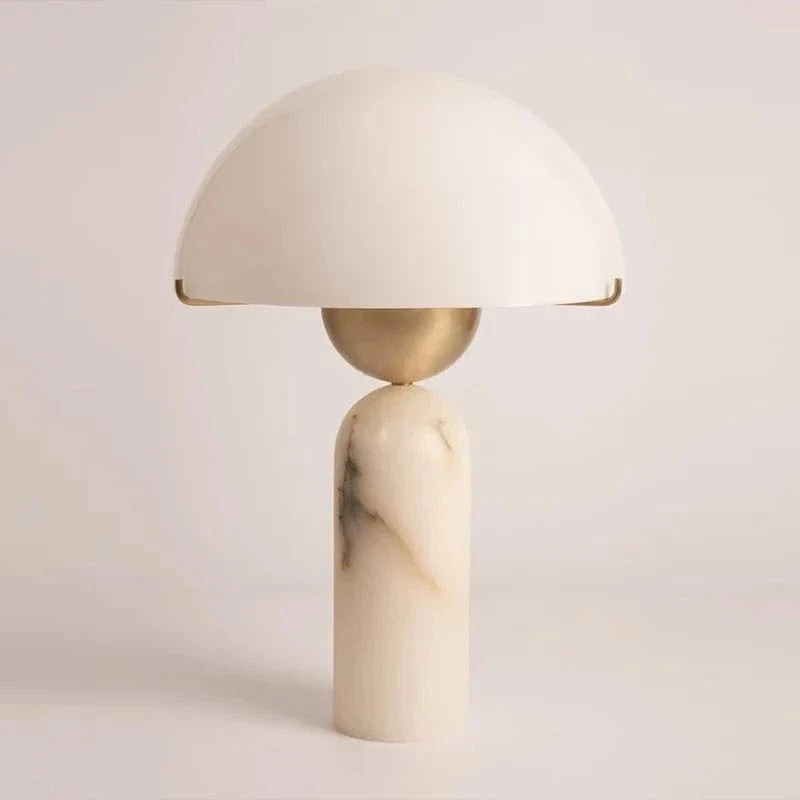 Modern Minimalist Marble Desk Lamp White Norenza