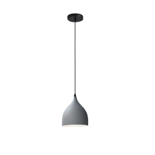 Modern Minimalist Metal LED Pendant Light Willo Gray / 1 set Norenza