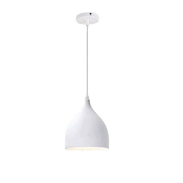 Modern Minimalist Metal LED Pendant Light Willo White / 1 set Norenza