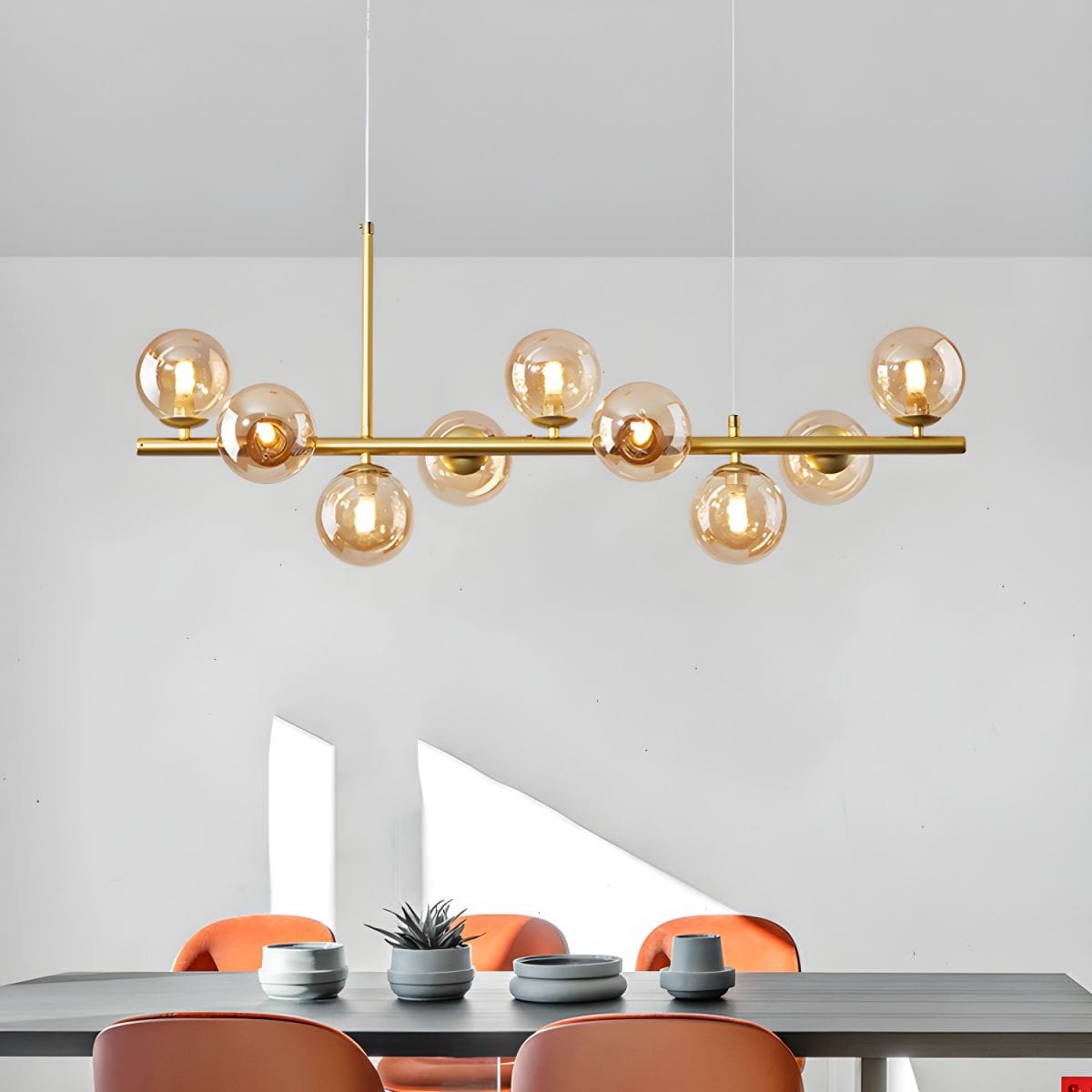 Modern Minimalist Nordic Pendant Light for Home Brown Norenza