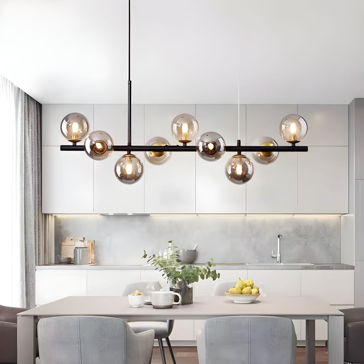 Modern Minimalist Nordic Pendant Light for Home Gray Norenza