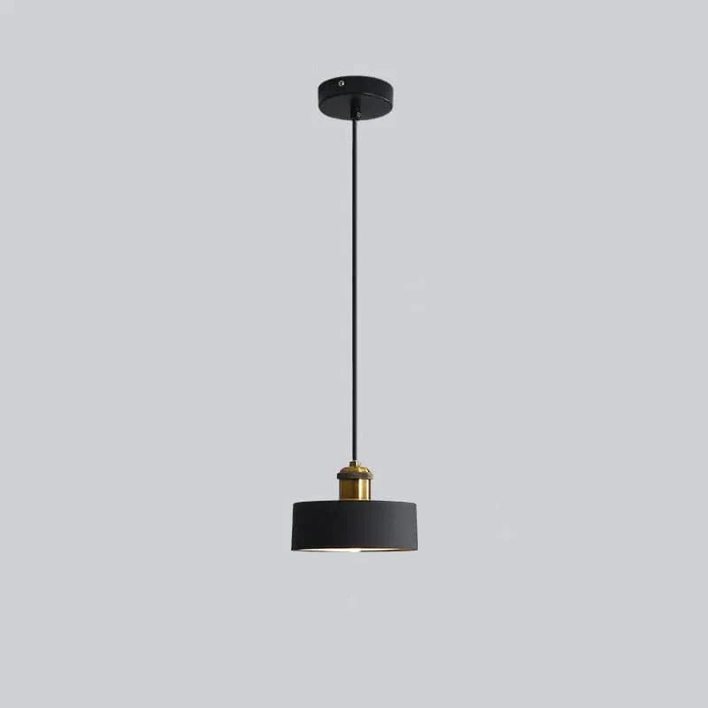 Modern Minimalist Retro Loft Pendant Light Fixture for Kitchen Dining Room Bedroom Restaurant Black / C Norenza