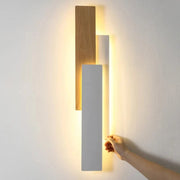Modern Natural Wood Wall Sconce Norenza