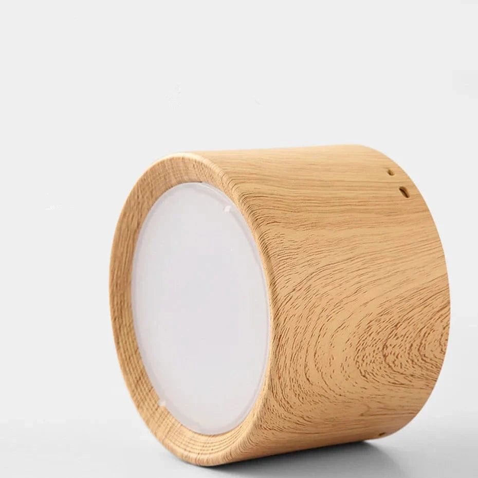 Modern Nordic Design Wood LED Pendant Light for Home Brown Norenza