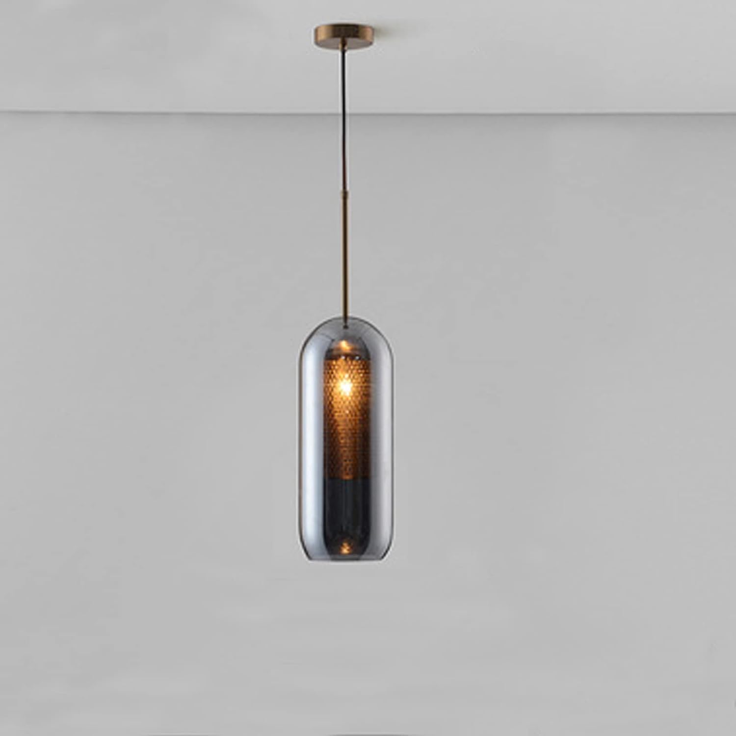 Modern Nordic Glass Decorative Pendant Light Black / A Norenza