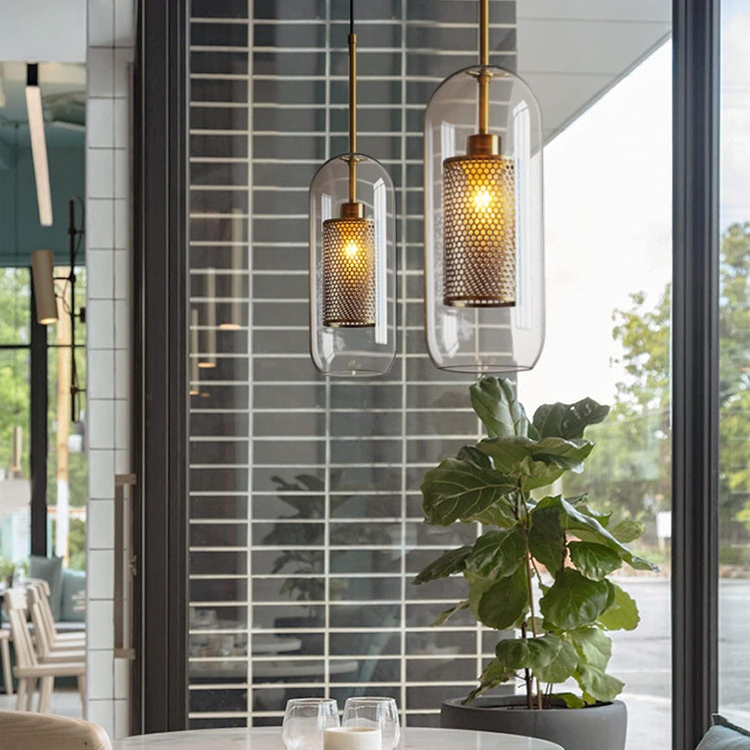 Modern Nordic Glass Decorative Pendant Light Norenza