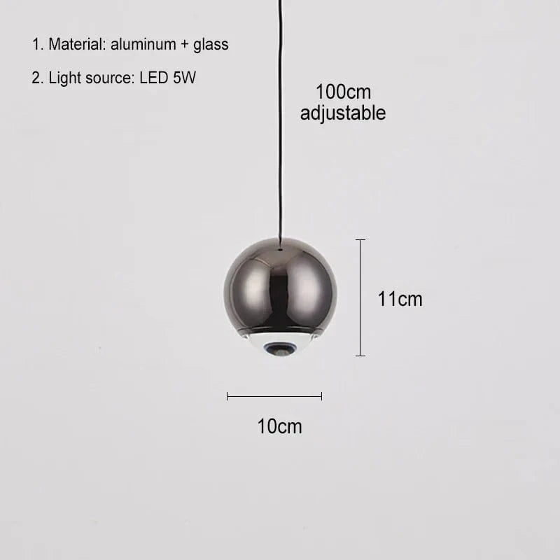 Modern Nordic LED Pendant Light - Decorative Hanging Lamp for Dining Room, Living Room, and Bedroom Norenza