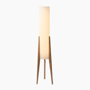 Modern Nordic Solid Wood Floor Lamp with Fabric Shade Natural Wood Norenza