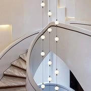 Modern Nordic Villa Double Staircase Pendant Light Norenza