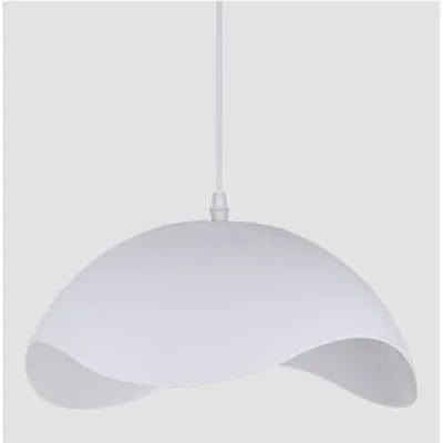 Modern Nordic Wood and Aluminum Pendant Light White Norenza