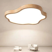 Modern Nordic Wood Cloud Shaped LED Ceiling Light Norenza