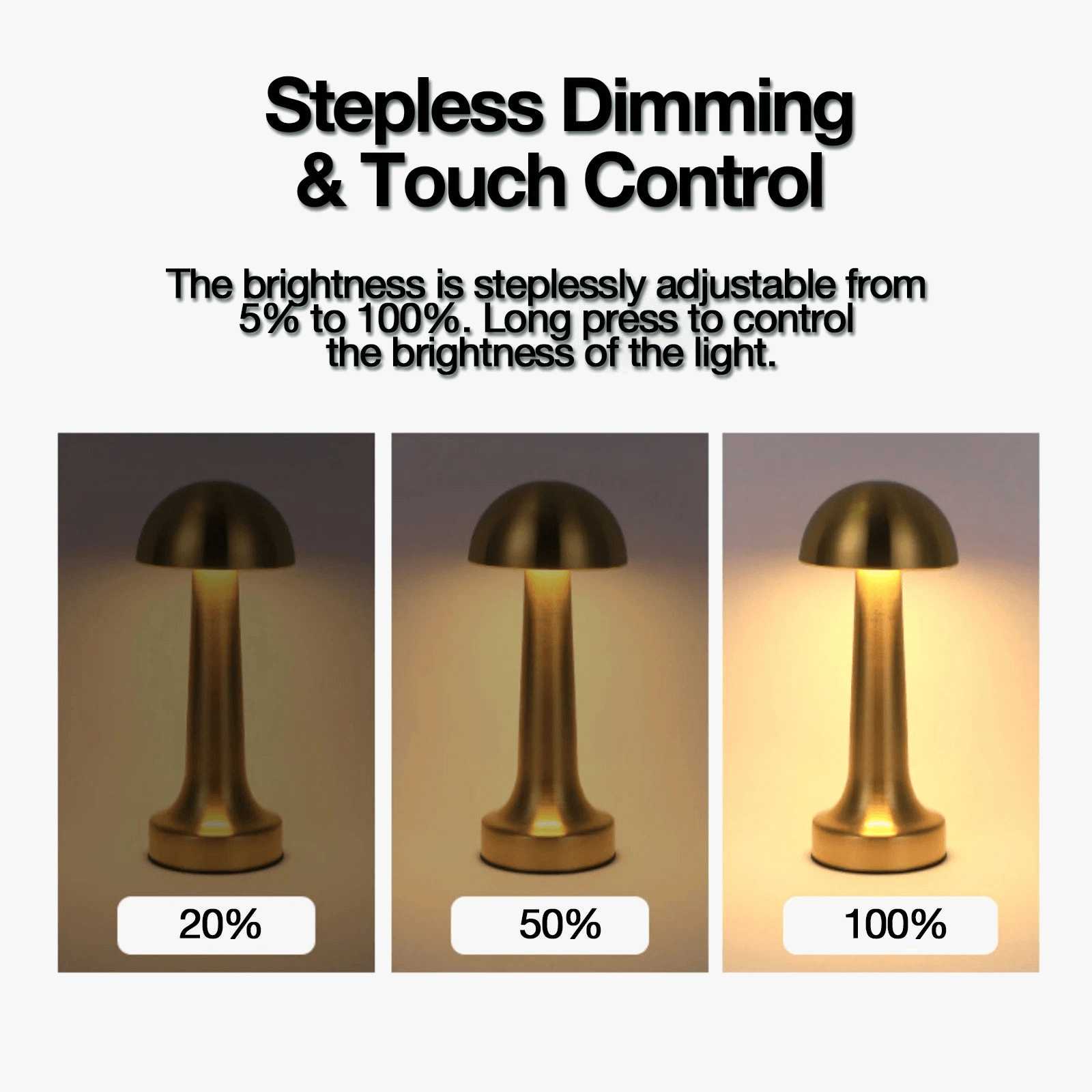 Modern Rechargeable Touch LED Desk Lamp Norenza