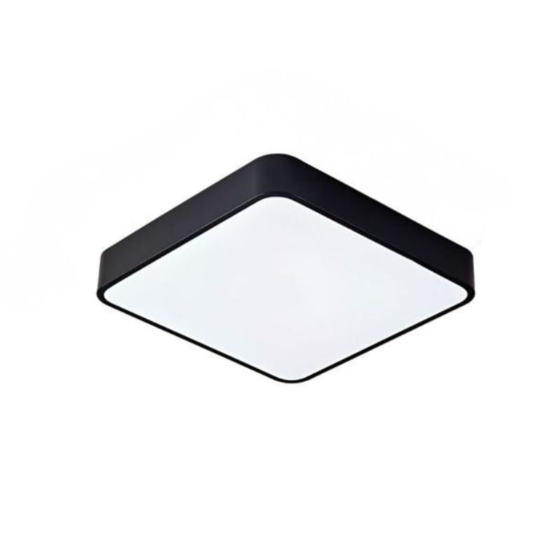 Modern Rectangle LED Ceiling Light Black / 19.7" × 19.7" (50×50 cm) Norenza
