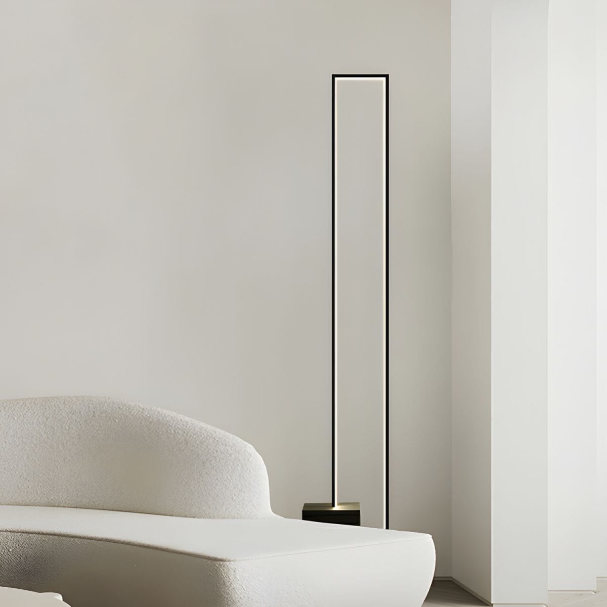 Modern Rectangular LED Floor Lamp Norenza
