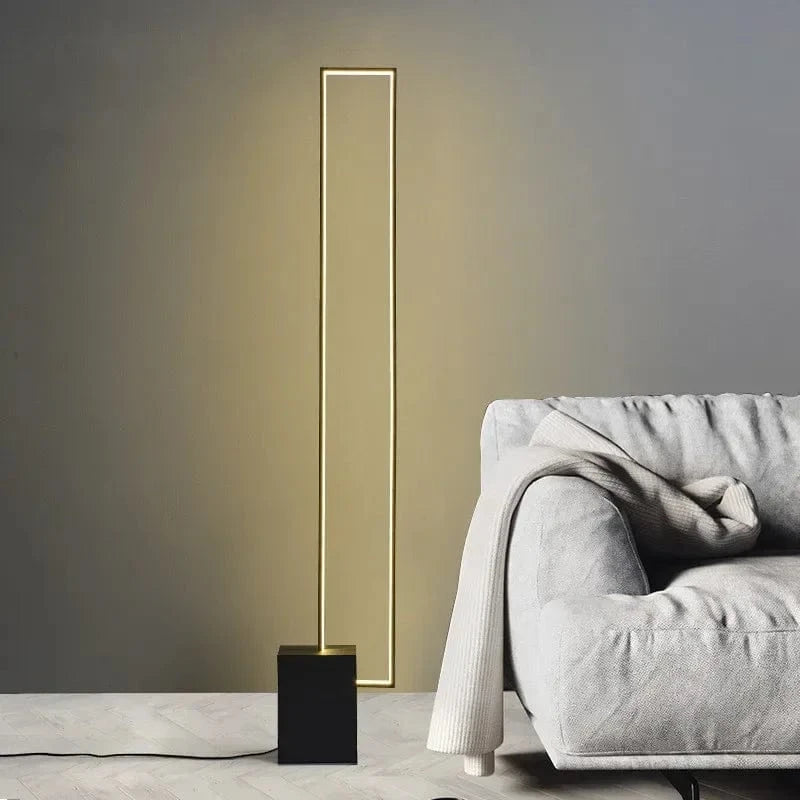 Modern Rectangular LED Floor Lamp Norenza