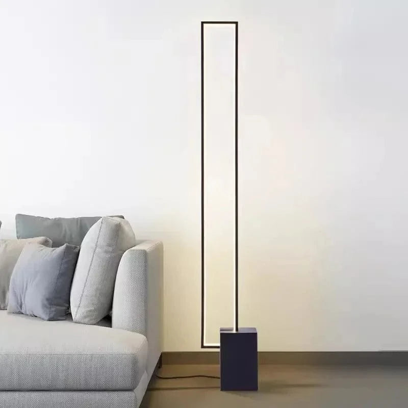 Modern Rectangular LED Floor Lamp Norenza