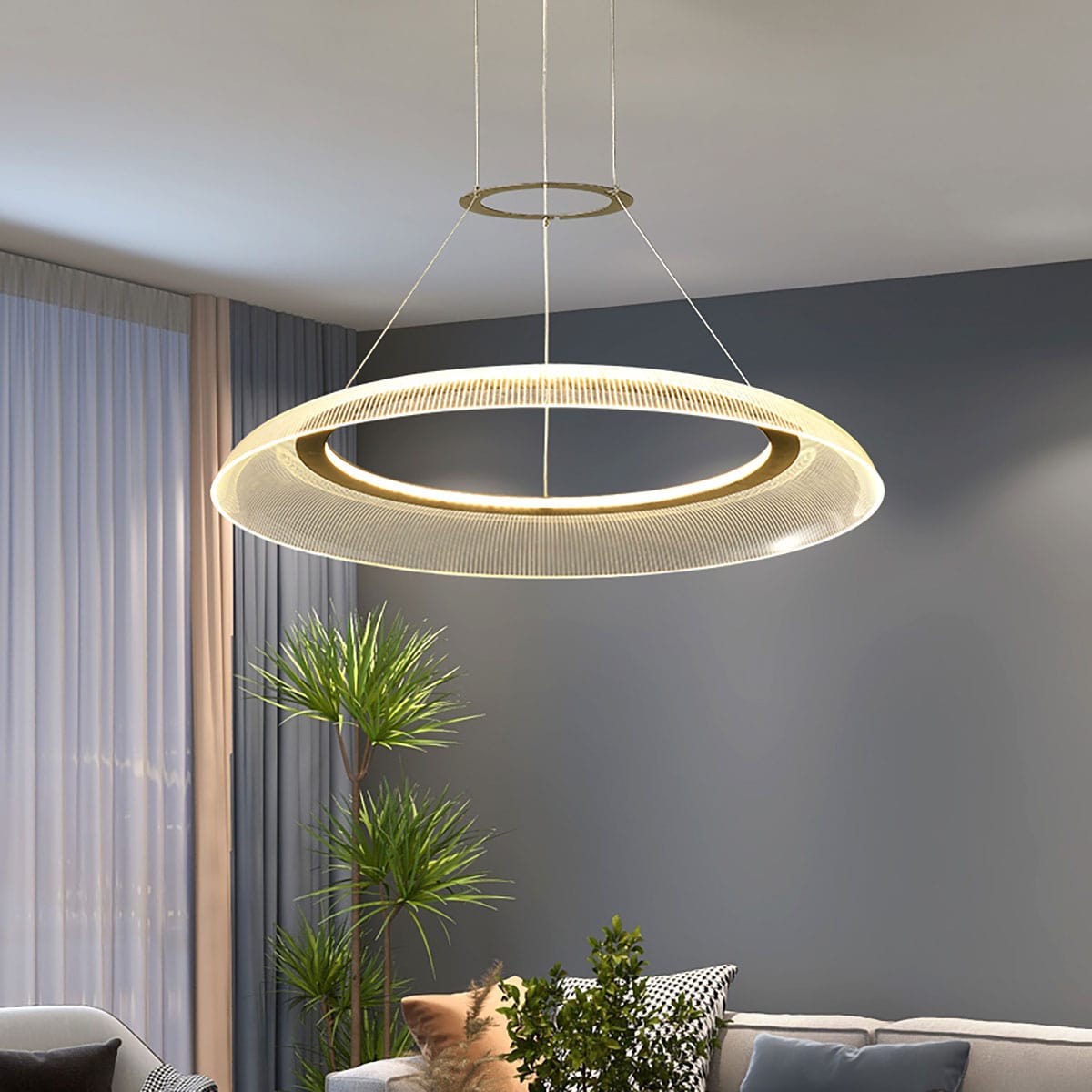 Modern Round LED Ceiling Light for Elegant and Bright Interiors Norenza