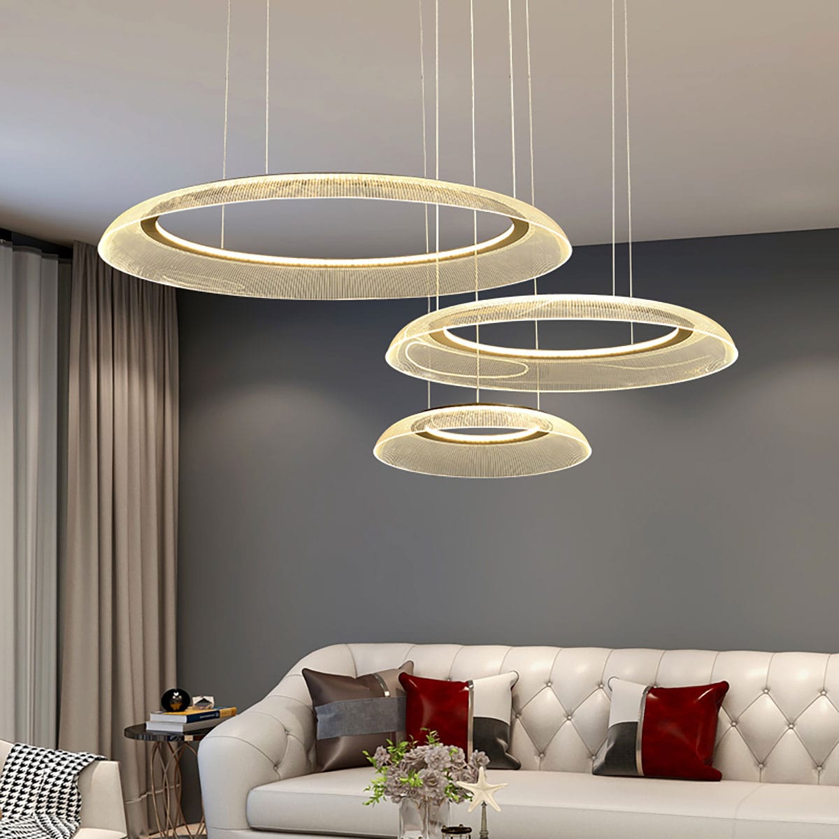 Modern Round LED Ceiling Light for Elegant and Bright Interiors Norenza