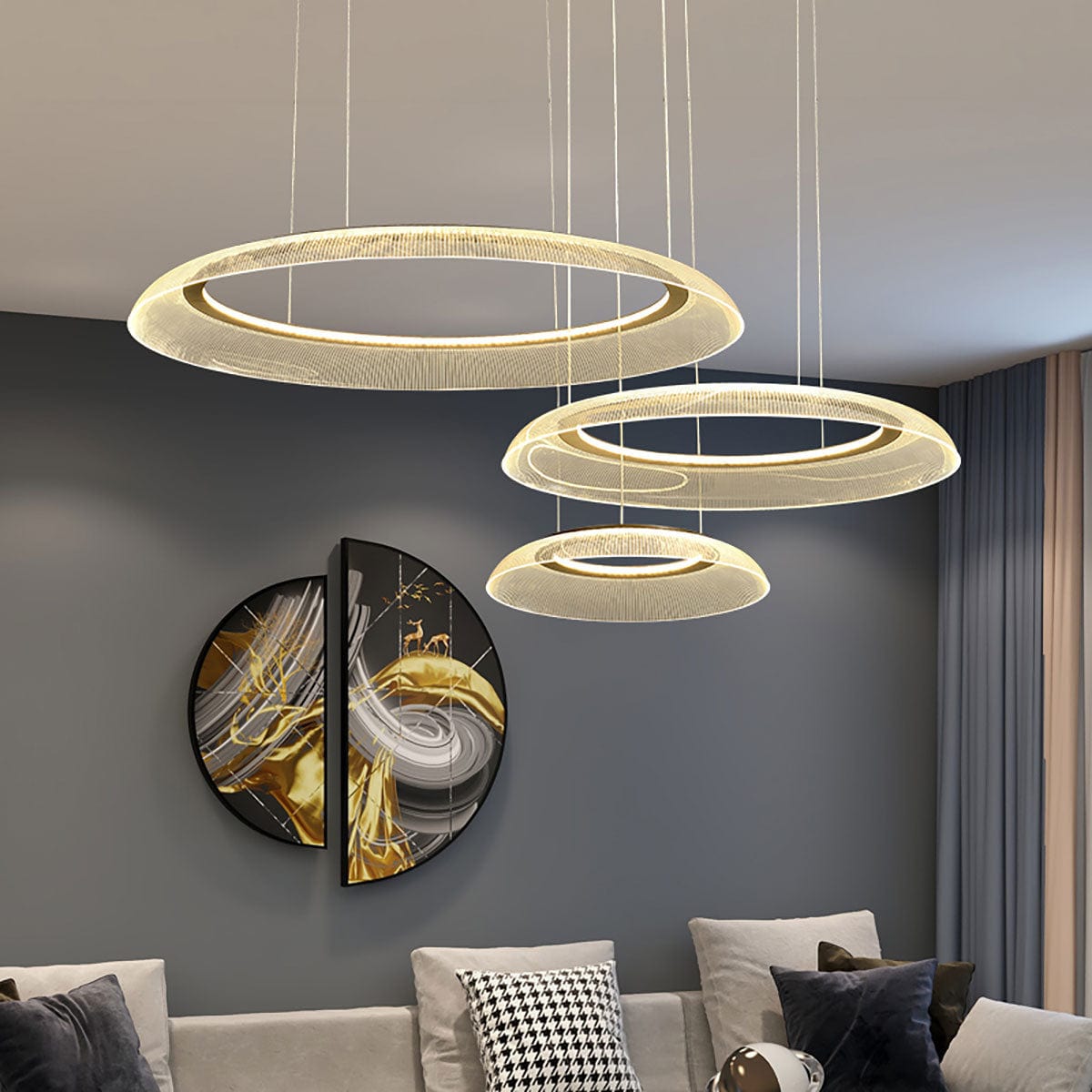 Modern Round LED Ceiling Light for Elegant and Bright Interiors Norenza
