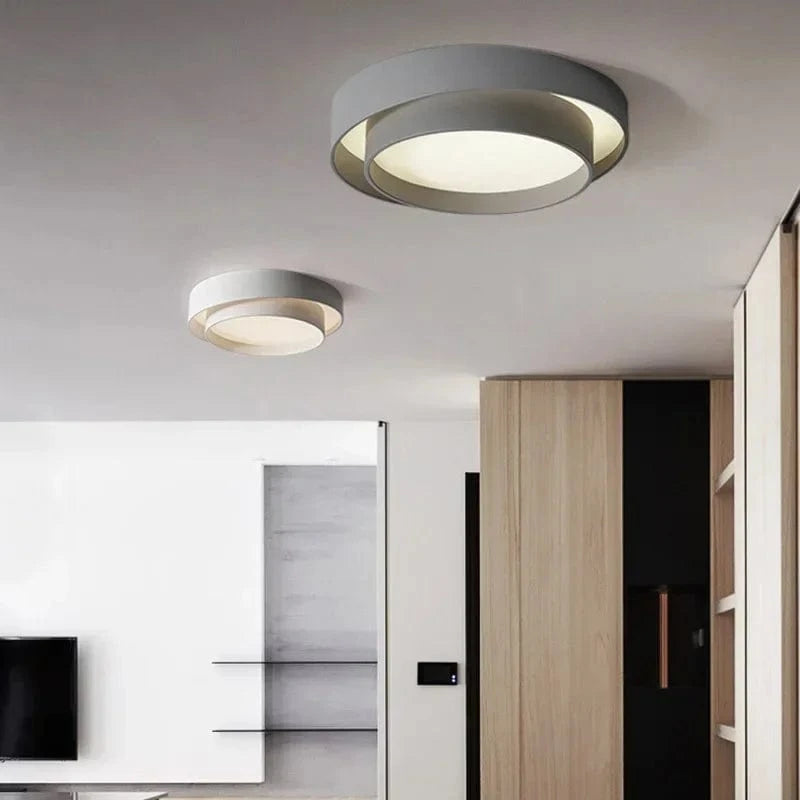 Modern Round LED Ceiling Light with Remote Control for Decoration Norenza