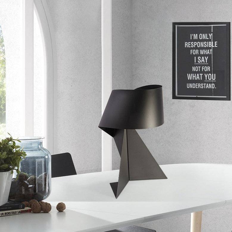 Modern Round LED Desk or Nightstand Lamp Norenza