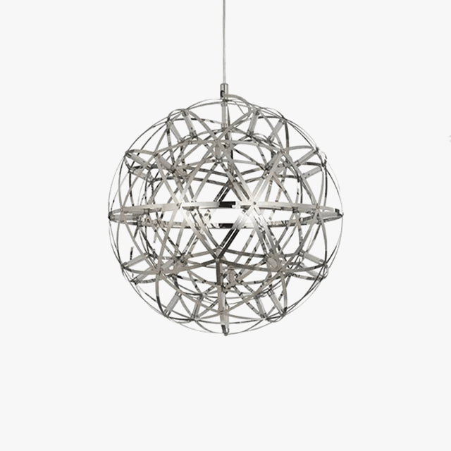 Modern Round LED Pendant Light Silver / 15.7 in (40cm) Norenza