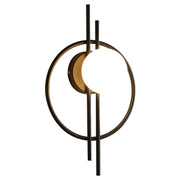 Modern Round Metal Wall Sconce Harlow Norenza