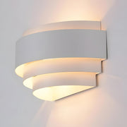 Modern Round White LED Wall Sconce Norenza