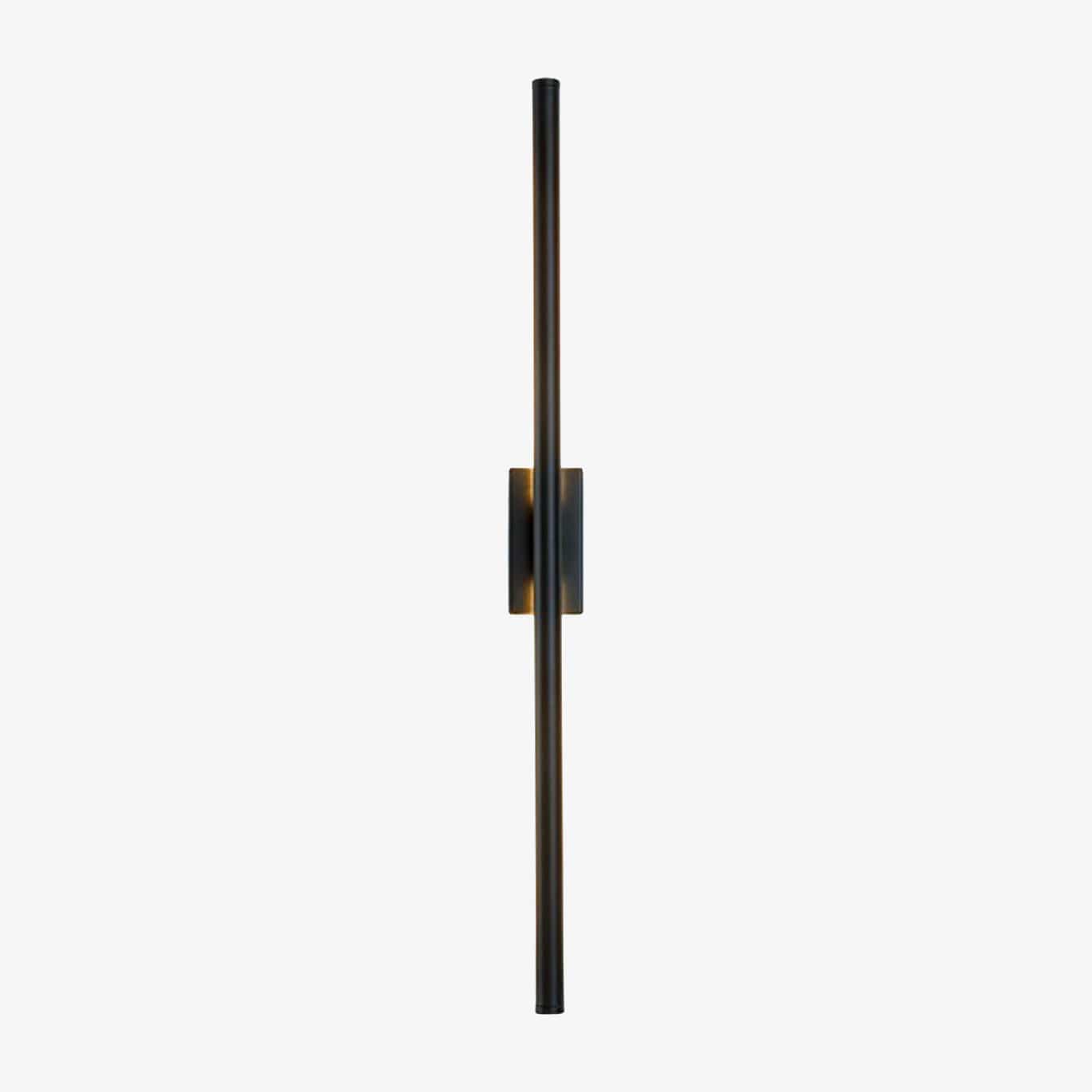 Modern Simple LED Tube Wall Sconce - Marnie Black / 24" (60 cm) Norenza