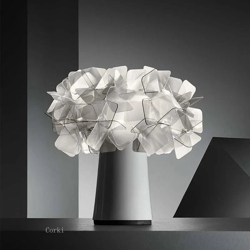 Modern Slamp Clizia Desk Lamp - PVC Flower Design Norenza