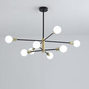 Modern Sputnik Satellite Pendant Light with 2/4/8 Heads Black Norenza