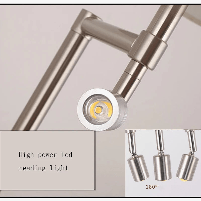 Modern Stainless Steel LED Floor Lamp with Elegant Design Norenza