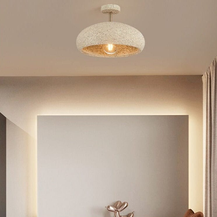 Modern Stone-Style Ceiling Light Fixture Kery Norenza