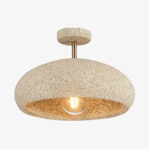 Modern Stone-Style Ceiling Light Fixture Kery Norenza