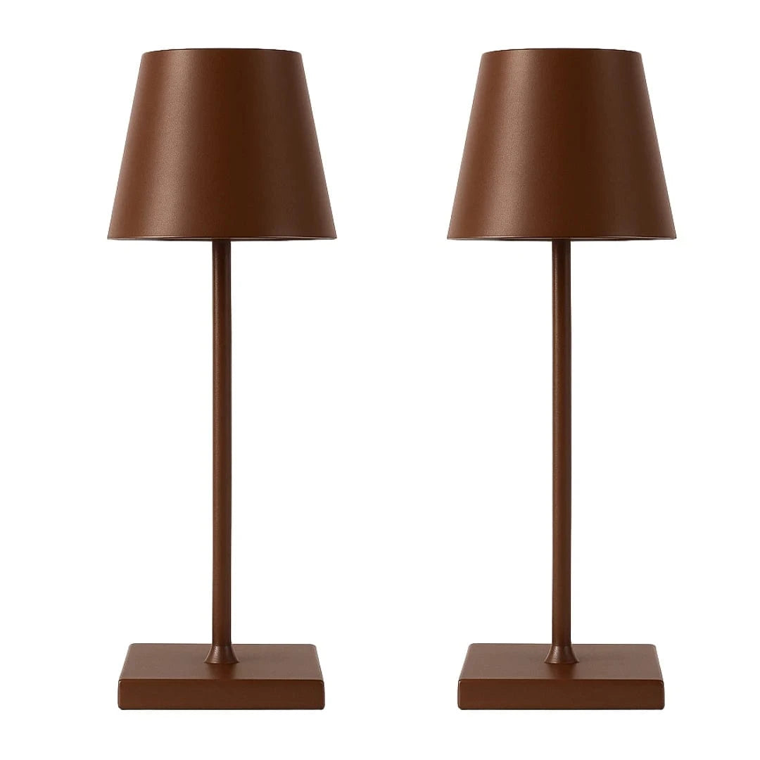 Modern Table Lamp Brown / 2 Lamp Norenza