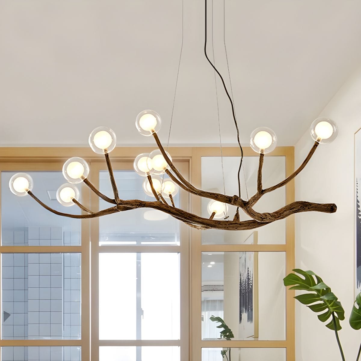 Modern Tree Branch Design Chandelier with Multiple LED Lights Norenza