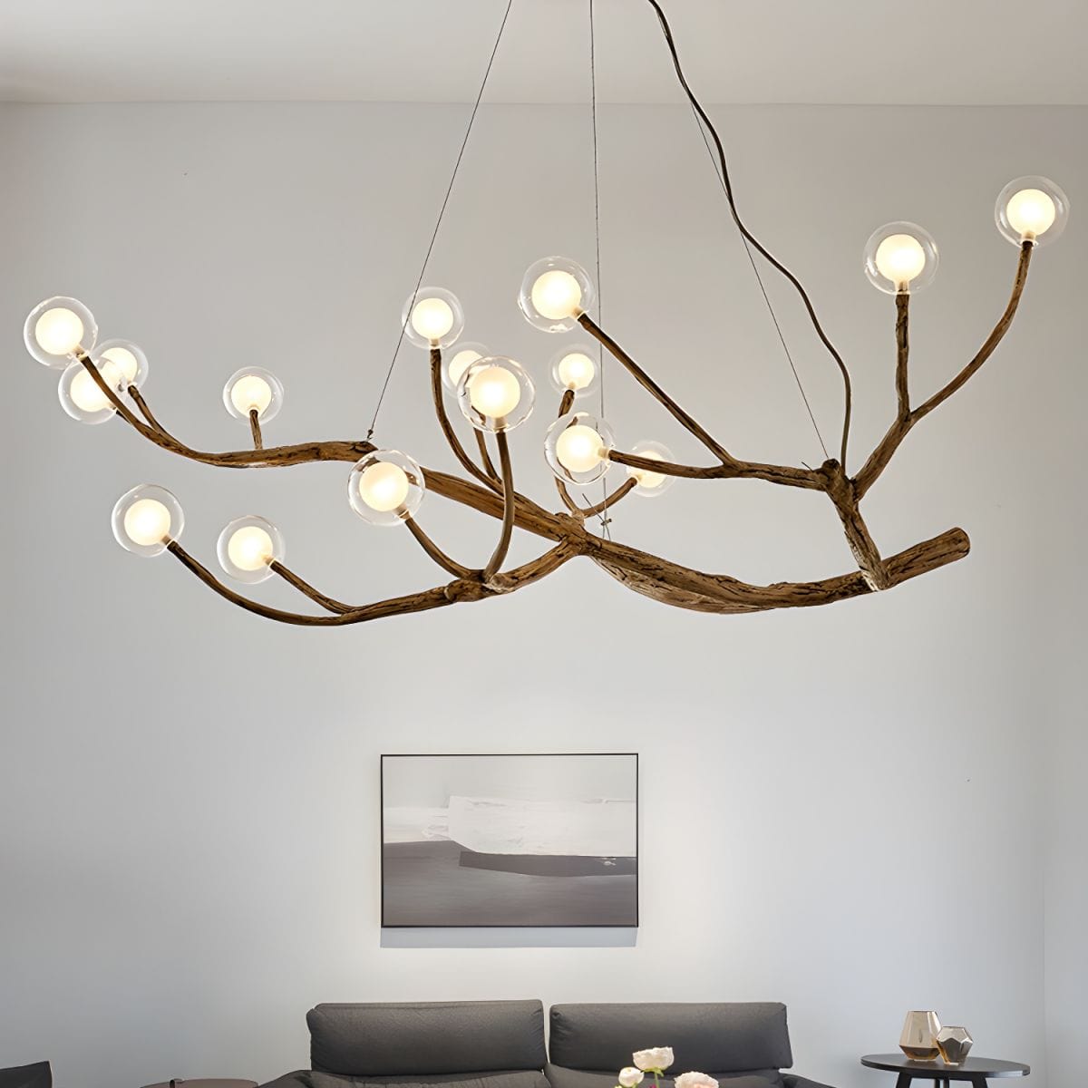 Modern Tree Branch Design Chandelier with Multiple LED Lights Norenza