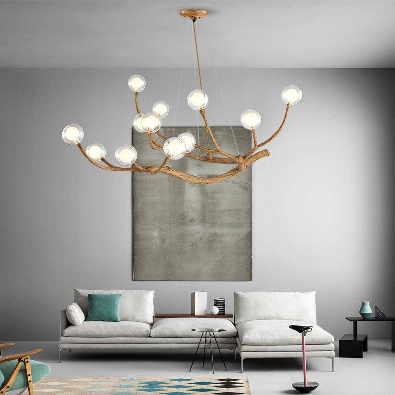 Modern Tree Branch Design Chandelier with Multiple LED Lights Norenza