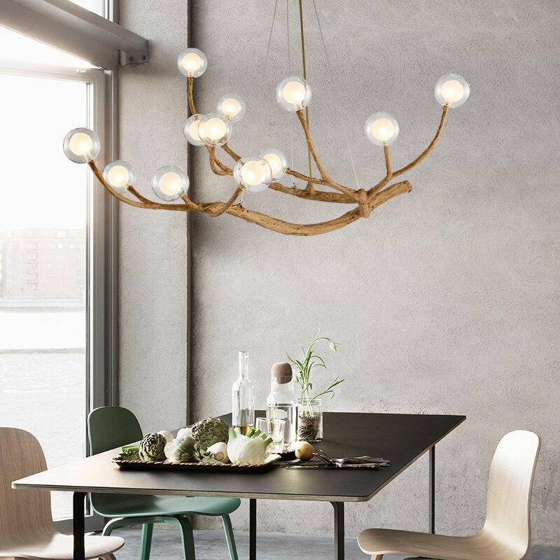 Modern Tree Branch Design Chandelier with Multiple LED Lights Norenza