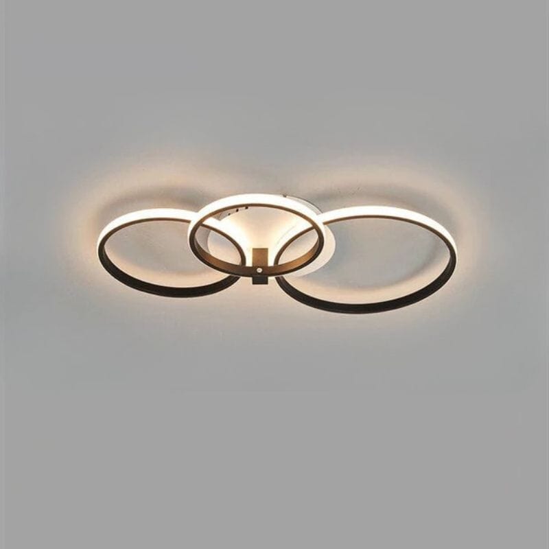 Modern Vexler LED Ring Ceiling Light 3 rings Norenza